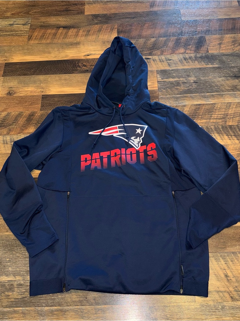 Nike Navy Blue New England Patriots Hoodie